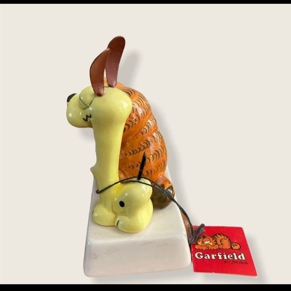 ENESCO GARFIELD CAT & ODIE  HOW CAN YOU WIN ....RULES OF GAME  FIGURINE  w tag - Picture 5 of 7